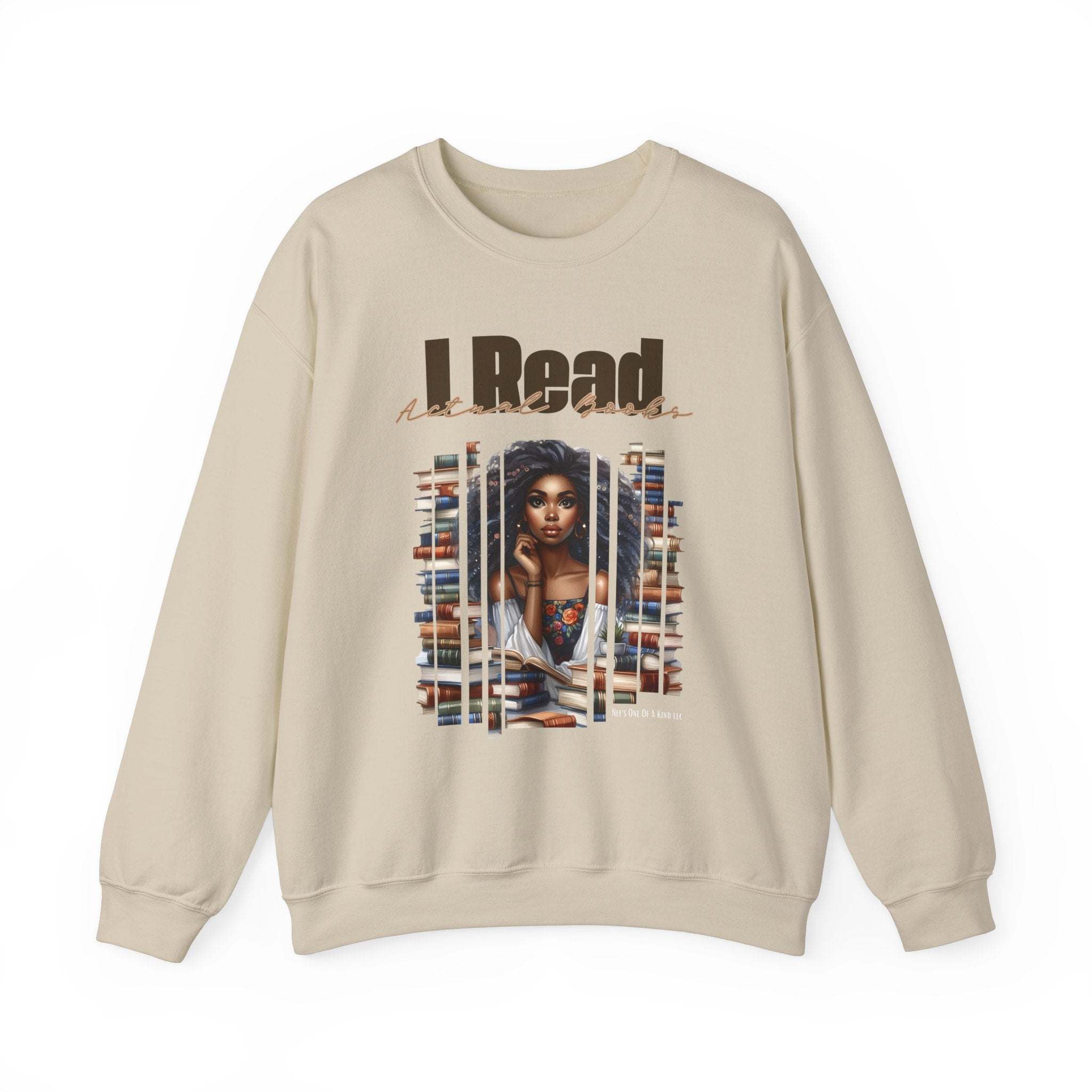 read actual books Unisex Heavy Blend™ Crewneck Sweatshirt